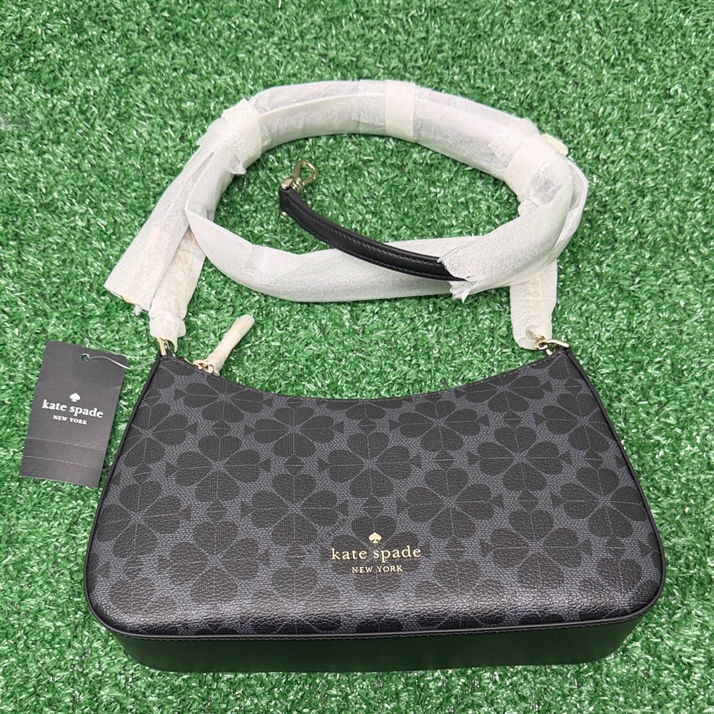 Kate Spade Signature Spade Flower Medium Convertible Crossbody with Chain